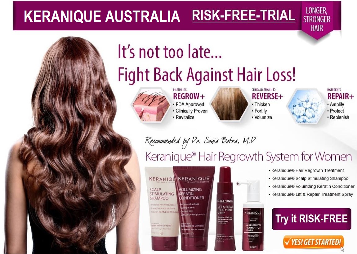 Keranique risk free trial offer for Australia